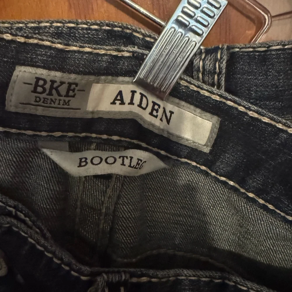 BKE Blue Straight Jeans Vintage Wash - Picture 3 of 4